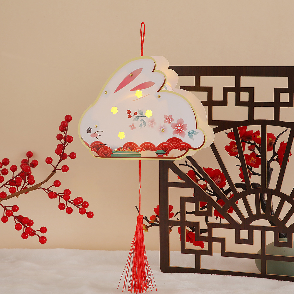 纸灯笼02-坐兔