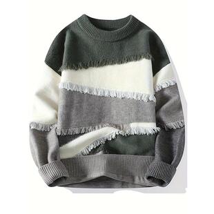 C 80707 Men's Loose Knit Sweater ����ë�� �W���羳���R�d
