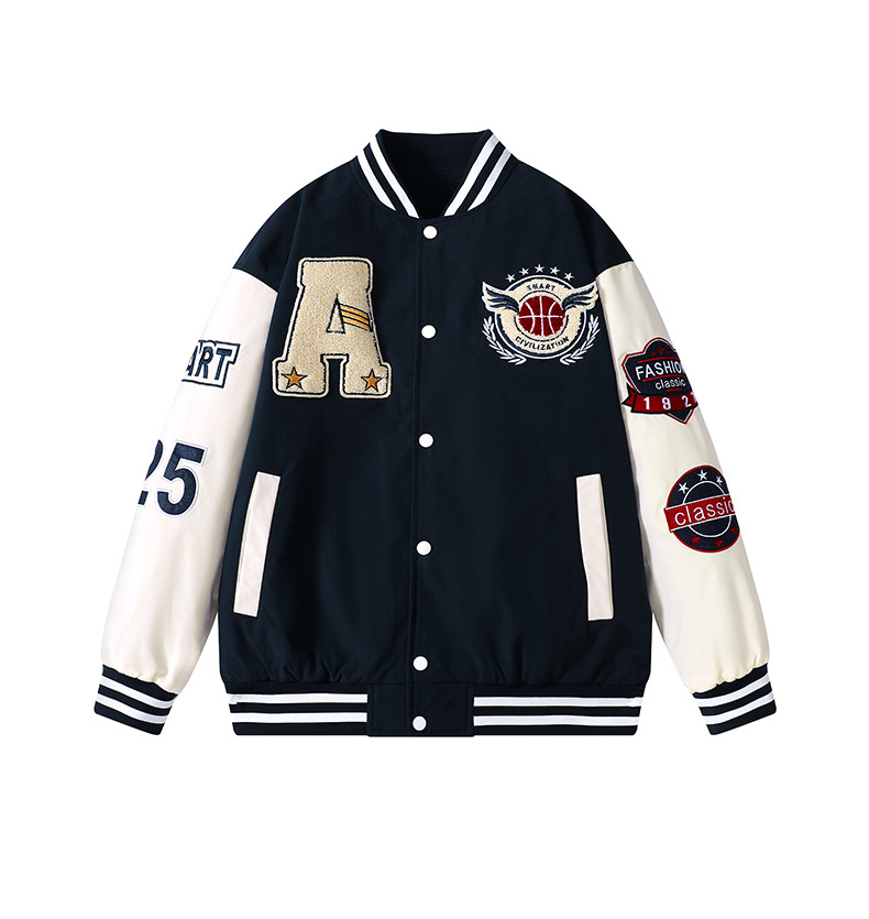 Men's Baseball Jacket Spring Autumn Trendy Pilot Jacket For Men_voghion.com