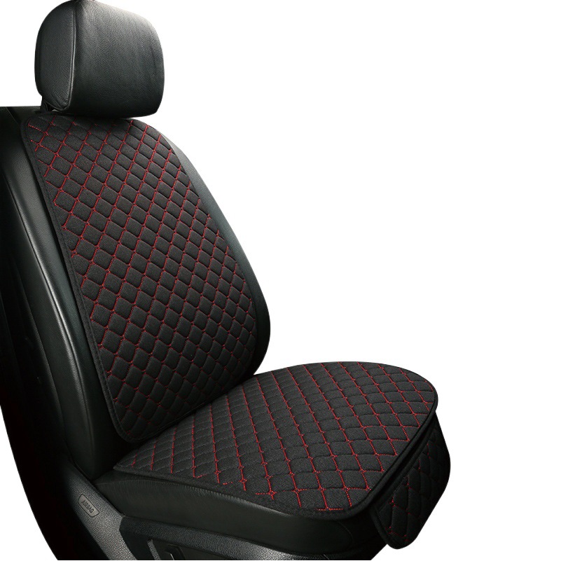 Cojín del asiento del coche cojín del asiento del coche de lino cuatro estaciones cubierta de asiento de coche universal de cinco asientos transpirable cojín del coche Comercio exterior Venta caliente