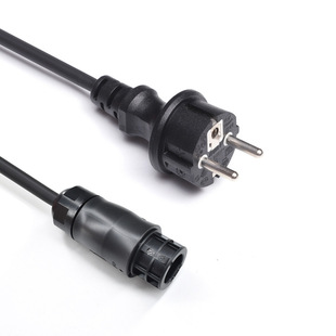 Manufacturers to Produce European Regulations Straight Head Plug Power Cord 3*1.0 Square * 2m Core Plug European Standard