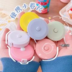 Mini Portable Measuring Tape for Clothes 1.5m Leather Tape Measure Waist and Hip Measurement Cute Cartoon Three-Dimensional Measuring Tape Soft Tape Measure for Learning