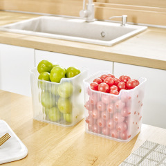 Side Door Refrigerator Organizer Storage Box Internal Fresh Food Grade Side Storage Door Box Kitchen P