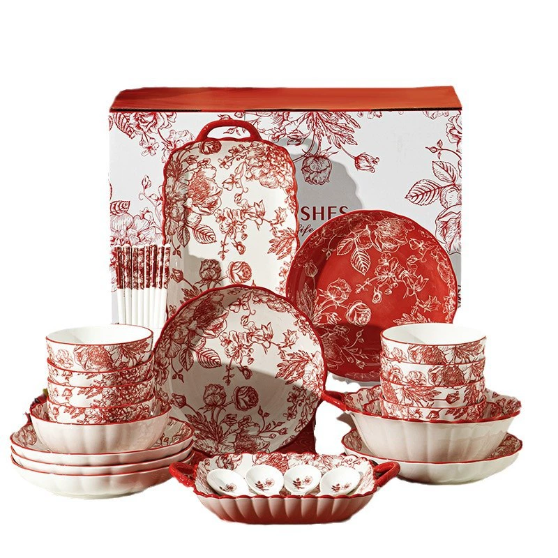 Ceramic Tableware Soup Bowl Set, Home Dining, Multiple Sizes & Gift-Box Options (Wholesale)