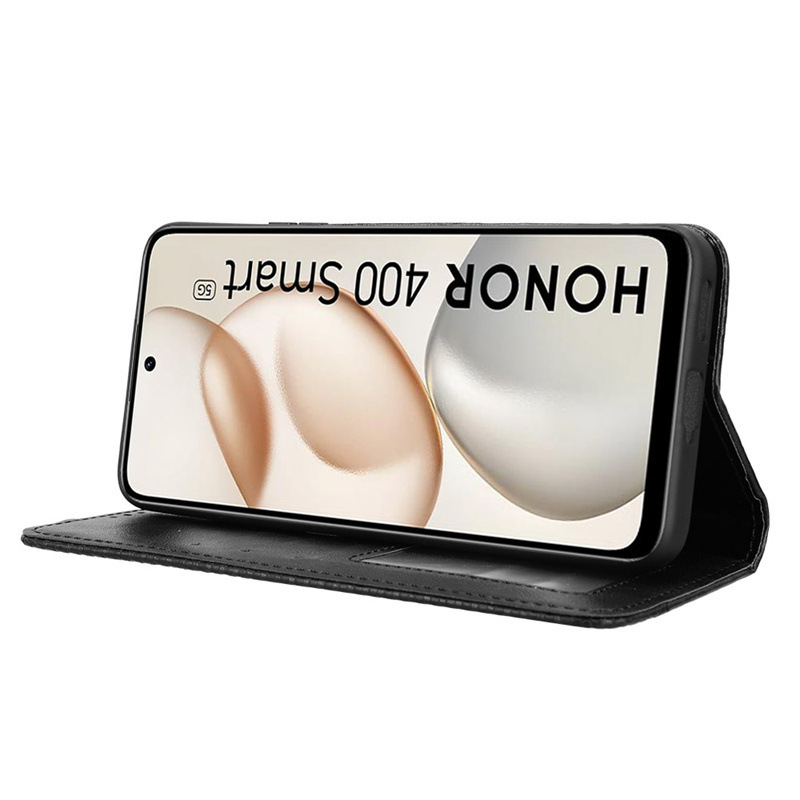 适用荣耀X7d 4G手机壳Honor 400 Smart 5G插卡手机皮套磁吸翻盖壳|undefined