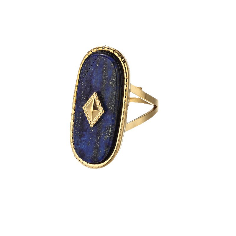 Anillo de acero de titanio de estilo europeo y americano de Tena, sentido de diseño de nicho femenino, anillo de nicho de todo fósforo, sentido de alta gama, joyería explosiva transfronteriza
