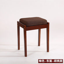 中式家用40厘米高的凳子皮面软皮餐椅加宽简约耐用梳妆凳钢琴古筝