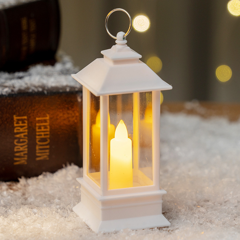 작은 사각형 램프 흰색