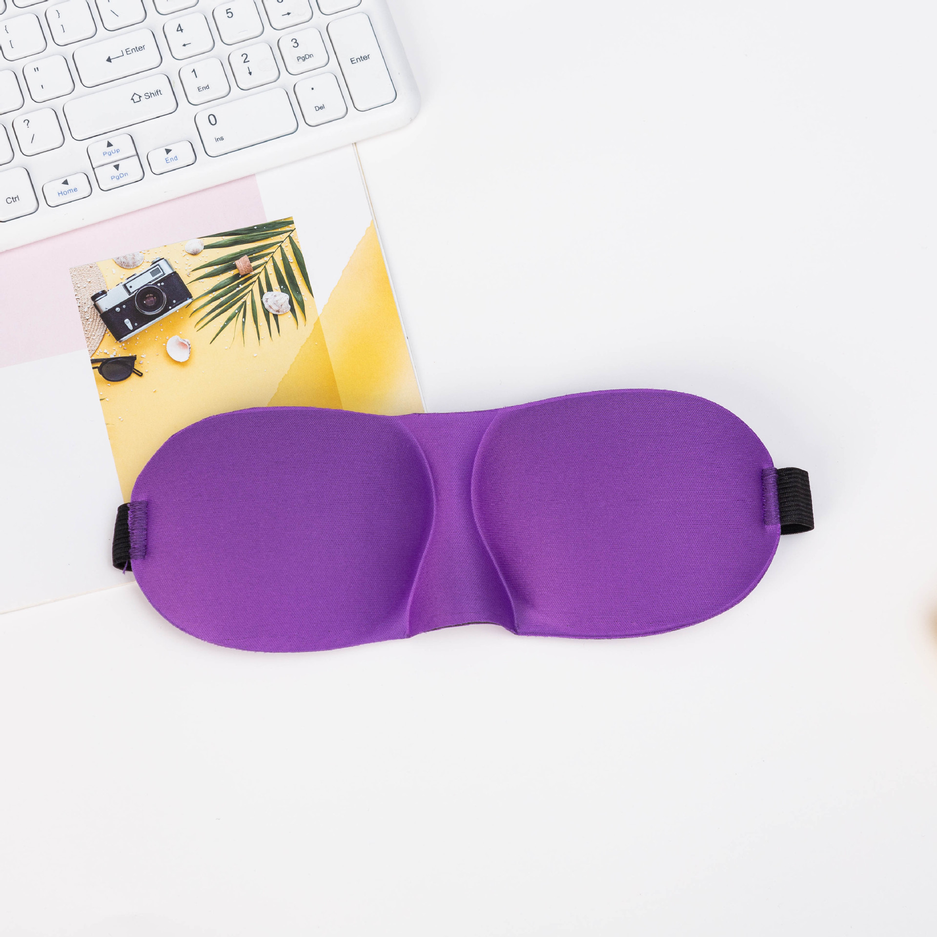 Directo de fábrica 3D tridimensional máscara de ojo creativo tridimensional sueño sombreado transpirable 3D tridimensional máscara de ojo sin costuras logotipo impreso