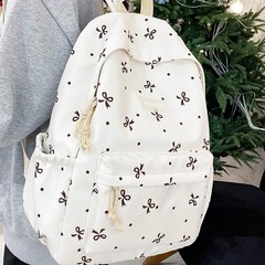 学生スクールバッグ新しい大容量バックパック学生クラススクールバッグバックパック弓旅行キャンパススタイルバックパック