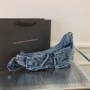 三角水洗骑行多口袋单肩包