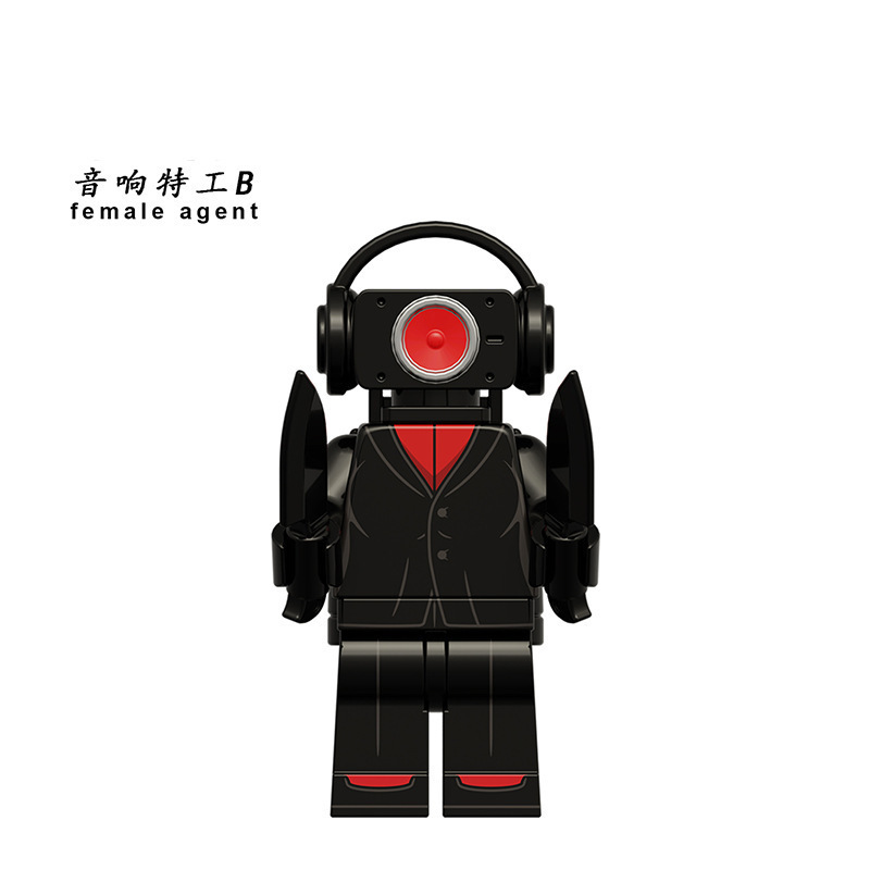 新しいタイタンモニターメンズドクタートイレビルディングブロックミニフィギュアテレビオーディオマン子供用組み立ておもちゃスピーカーメンズ|undefined