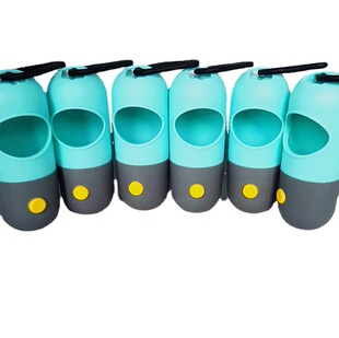Cross-border new LED lamp pet garbage bag dispenser dog shit bag lighting storage box pick-up bag garbage box