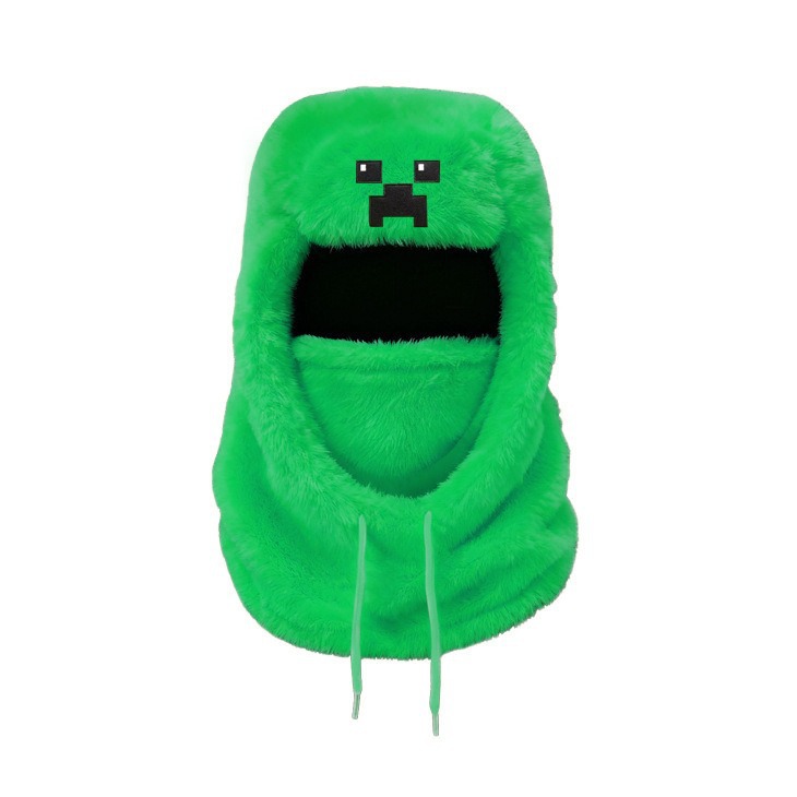 Otoño y invierno de peluche caliente protector de orejas gorra de cuello gruesa máscara de esquí y bicicleta para hombres y mujeres a prueba de viento al por mayor