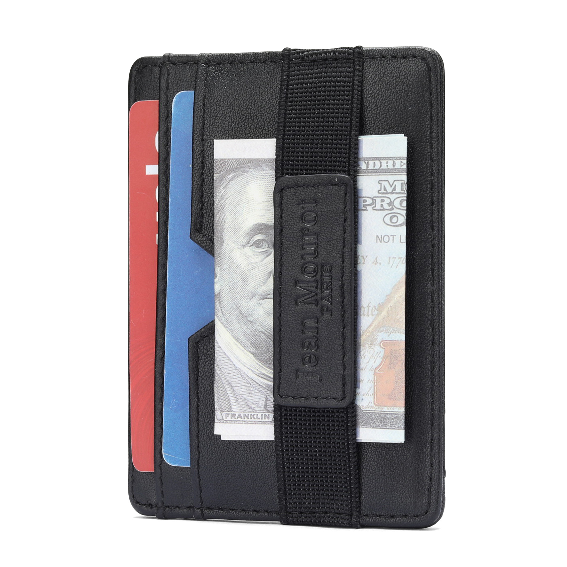 Cartera de hombre ligera transfronteriza de alto nivel multi-tarjeta anti-magnetizado cartera de cuero anti-robo cepillo de control de acceso bolsa de tarjetas