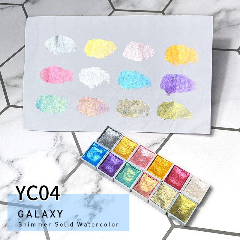 Traje Especial de Pintura de color rojo neto sol estilo oro polvo manchado 2021 transfronterizo nueva manicura acuarela pintura perlado sólido