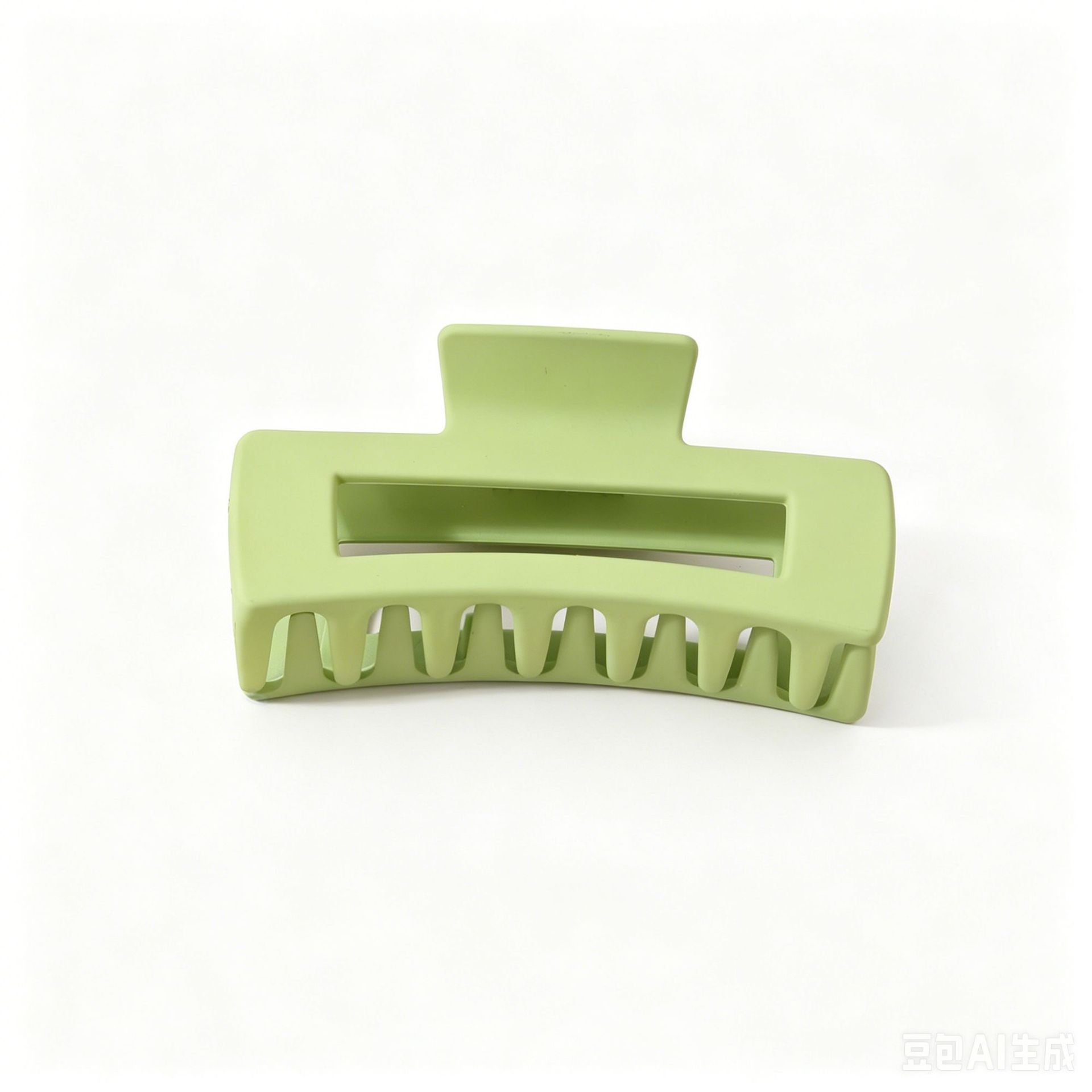 Cross-border large grip matte hair clip women bun clip square hair barrette back of head hair accessory shark clip wholesale