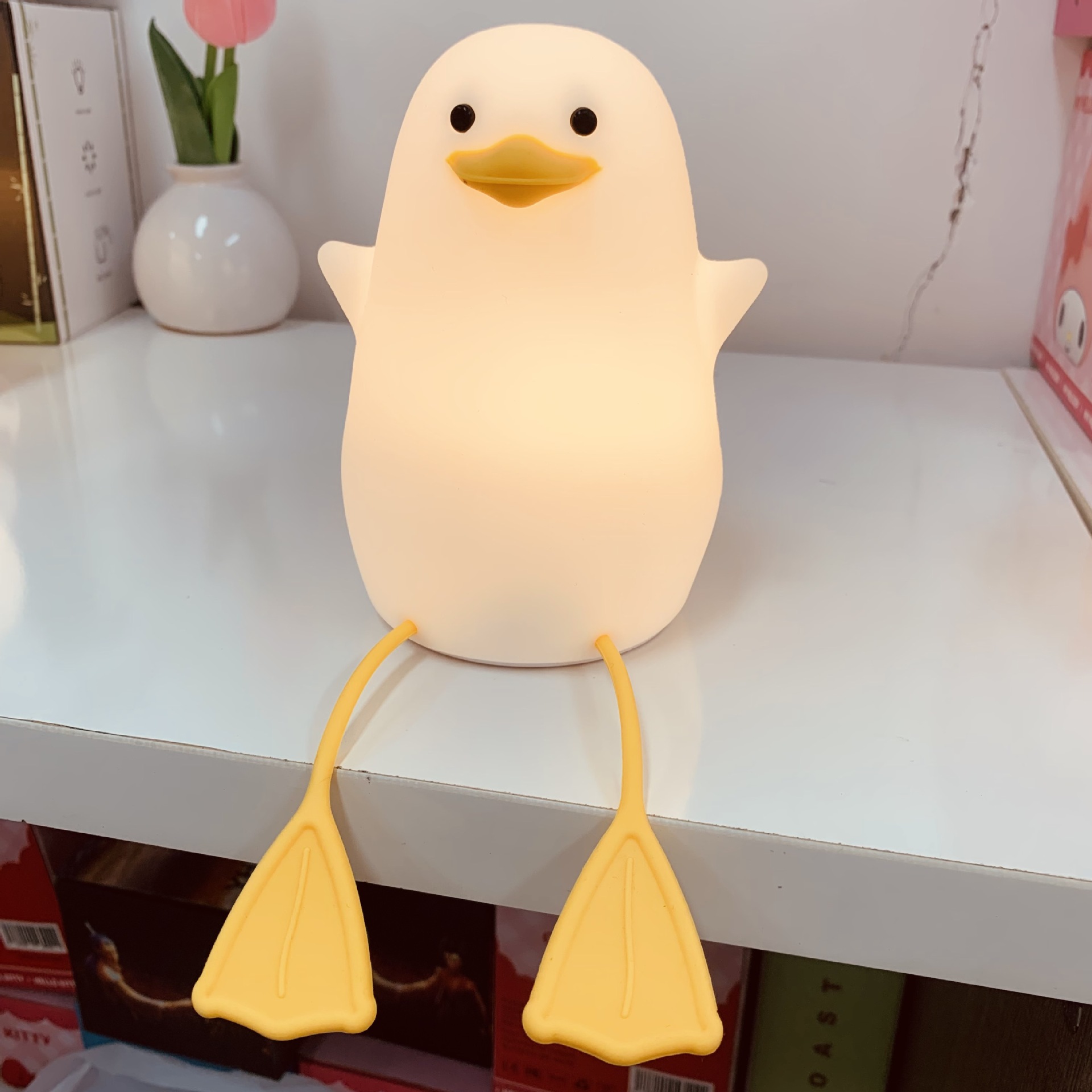 Lámpara de noche para niños regalos se pueden recargar a tiempo creativo lámpara de escritorio atmósfera de luz en línea explosión