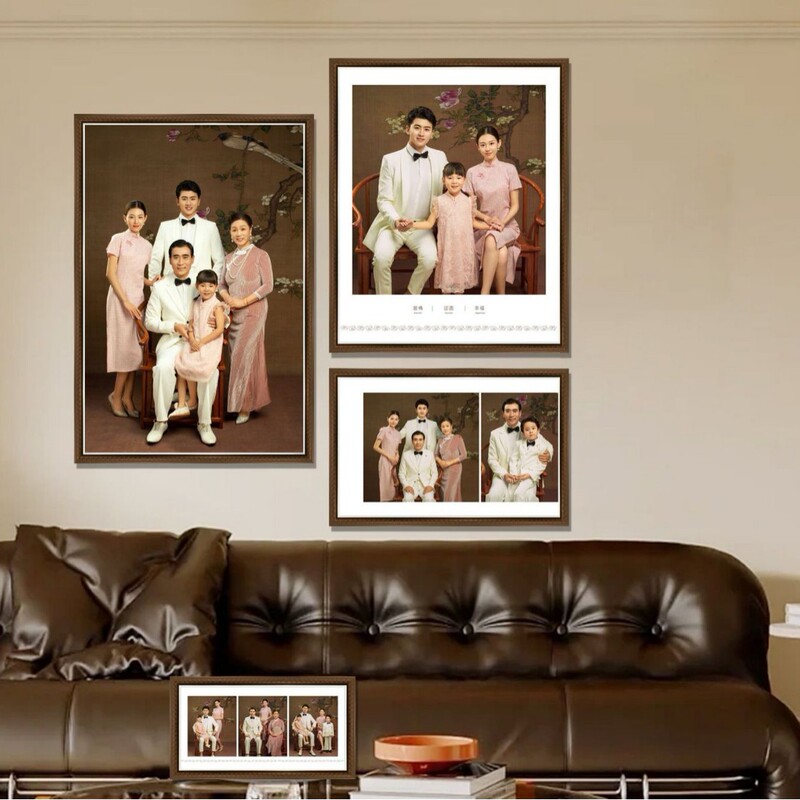 Wedding Photos, Children's Photos, Custom Photo Frames, Multi-Grid Wedding Photo Displays, Printed Wedding Photos, Family Portrait Puzzles