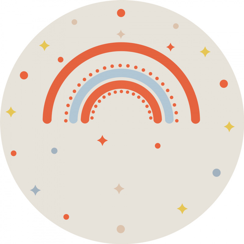 무지개(색상은 밝은 회색)