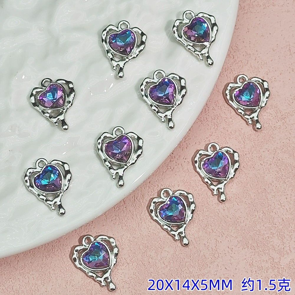 Exquisitos accesorios de joyería colgante de diamante de alta protección ultravioleta al por mayor collar DIY artesanal colgante de materiales de ropa de pulsera
