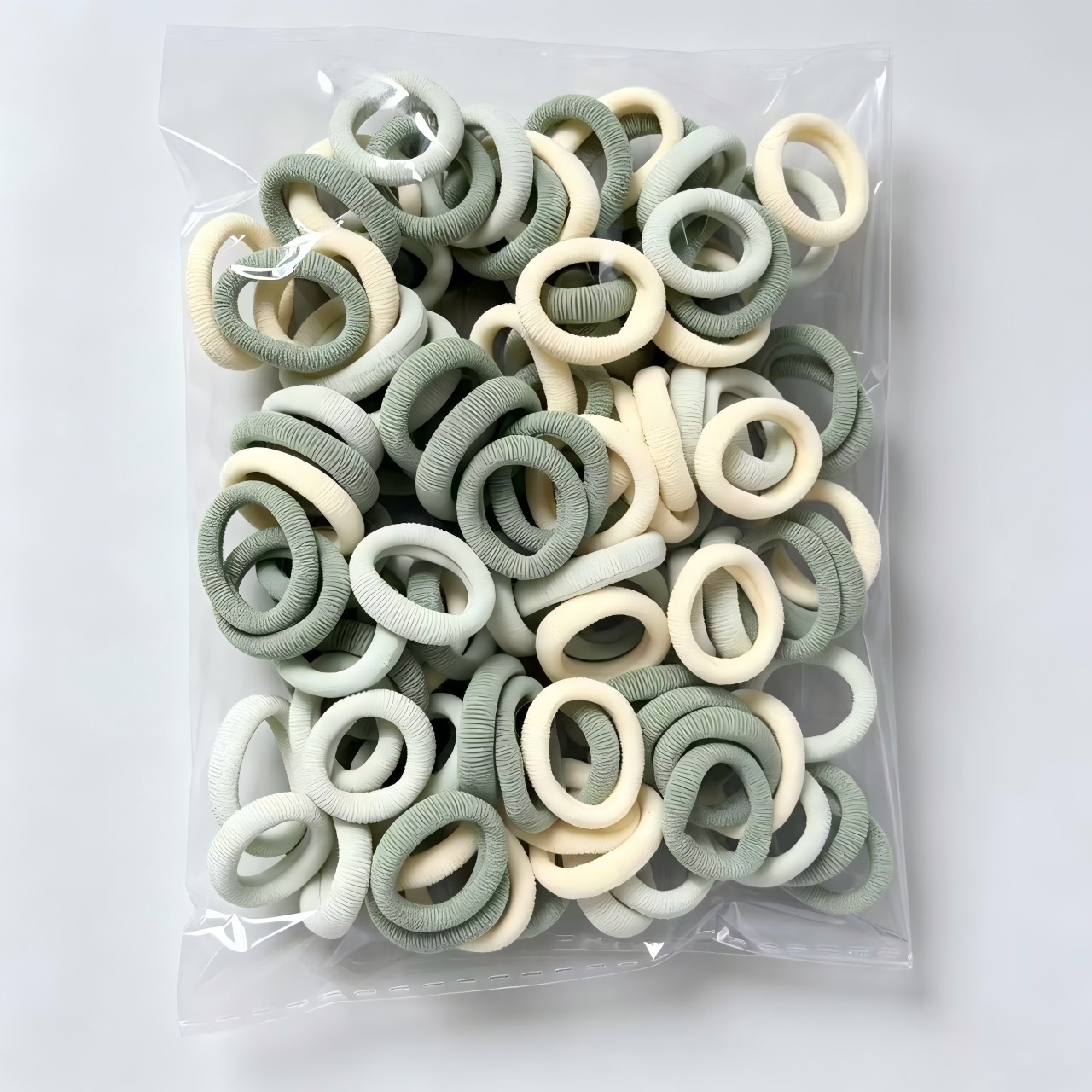 Cabeza de bebés de cabello de color caramelo anillo de cabello de goma de alta elasticidad cabello de mujer no lesionar cabello de cabello tocado de niña