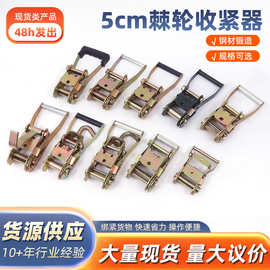 厂家5cm棘轮收紧器多规格货物捆绑紧绳器捆绑器捆绑带收紧器批发