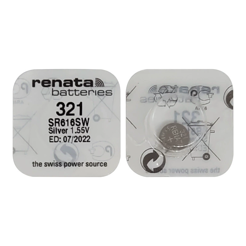[Оптовый] Оригинальная батарейка для часов Swiss Renata 321 SR616SW кнопочная одноразовая электронная кнопочная