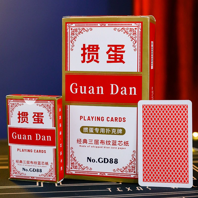 Новая модель игральных карт игральных карт с выделенным карточным рисунком из синего ядра бумаги, износостойкая и нескользящая высококачественная покерная фабрика прямых продаж