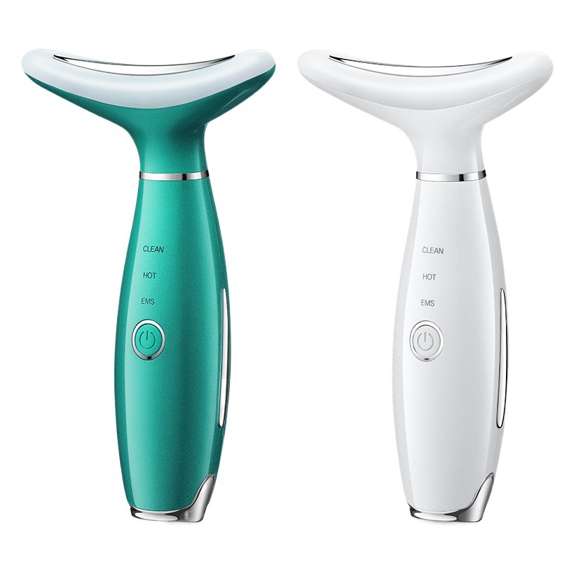 Transfronterizo nuevo levantamiento y apriete de las mujeres compresa caliente cuello instrumento de belleza Cuidado del cuello eliminación de arrugas y rejuvenecimiento de la piel instrumento de belleza masajeador