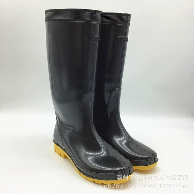 Черные защитные ботинки для защиты от наводнений
