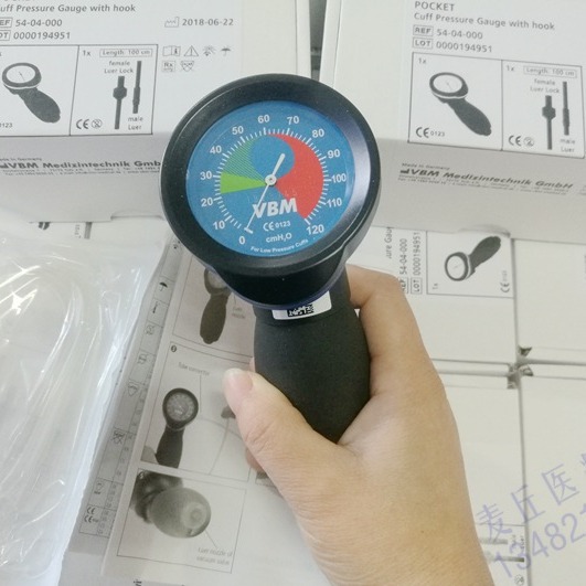 进口德国VBM气囊测压表气囊压力表气管插管测压表ICU手持式测压表