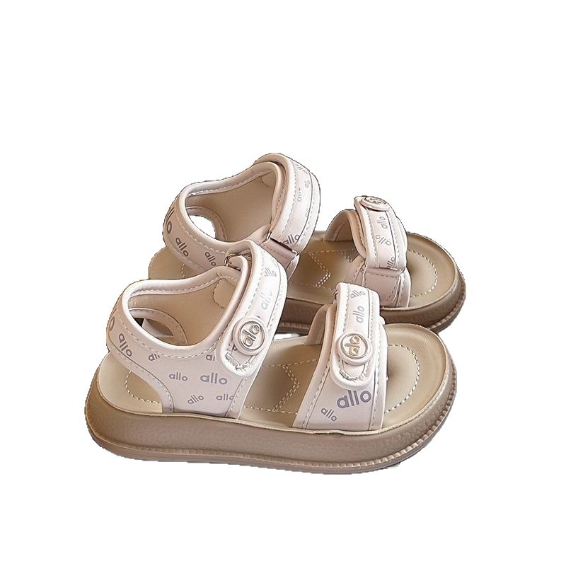 2026 primavera y verano de las niñas sandalias de suela suave nuevos niños sandalias de dedos abiertos moda versátil zapatos de playa zapatos princesa