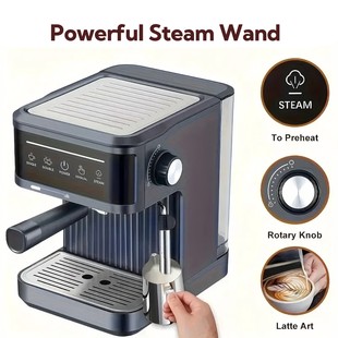Cross-Border Dropshipping Coffee Machine Italian Coffee Machine 20Bar Household High-Pressure Extraction Concentrated Milk Foaming
