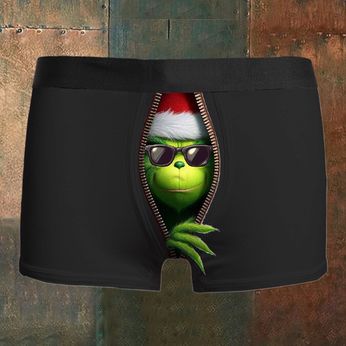 European and American Cross-Border Export Fashion New 3D Digital Printing Men's Underwear for Daily Wear Comfortable Stretch Boxer Briefs European and American Cross-Border Export Fashion New 3D Digital Printing Men's Underwear for Daily Wear Comfortable Stretch Boxer Briefs