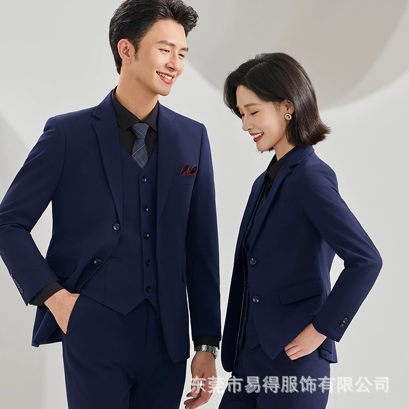 Классический костюм-пиджак для мужчин и женщин для отеля, slim fit, оптовая