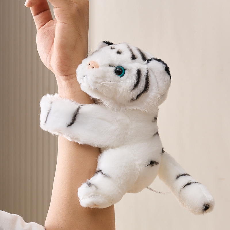 New model of sitting alone and having sex with white tiger