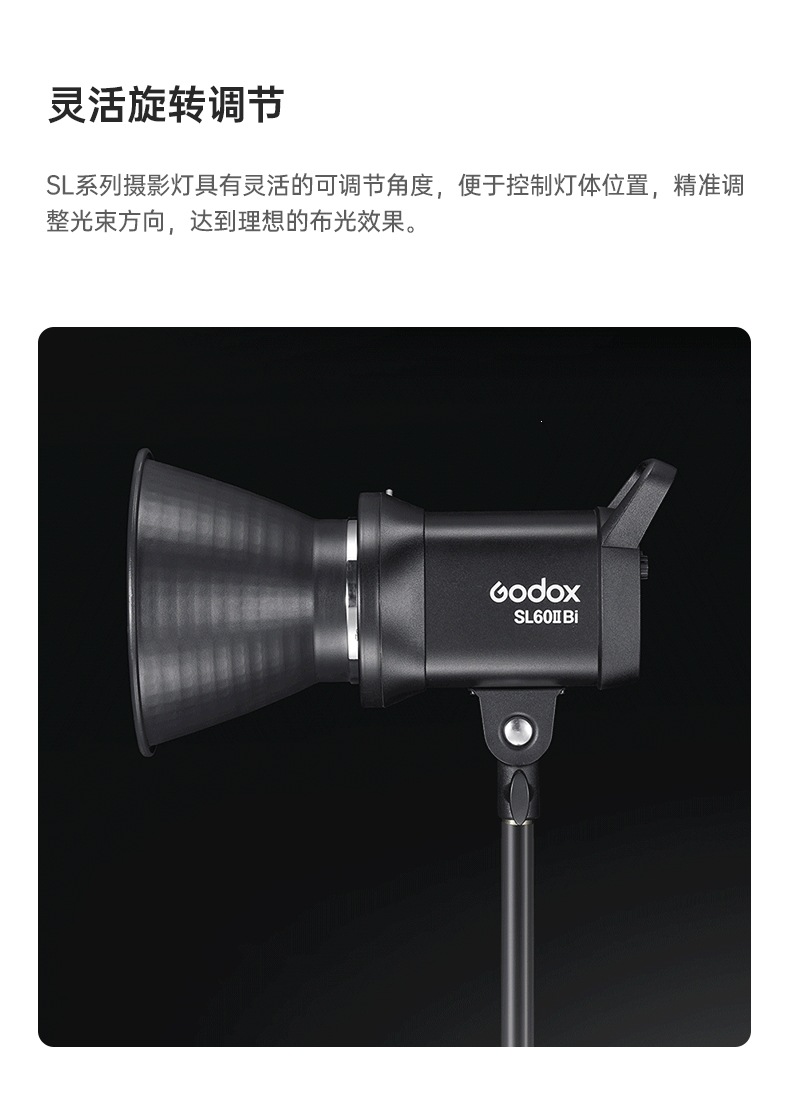 Godox SL60II-D SL60II-Bi Mikro Video Sinema Canlı Yayın Stüdyosu Sunucu Ürün Tanıtım Çift Renk Sıcaklığı Dolgu Işığı