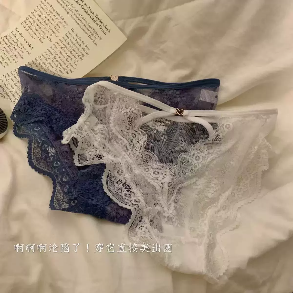 Кружевное сексуальное хлопковое белье, дышащие комфортные трусы