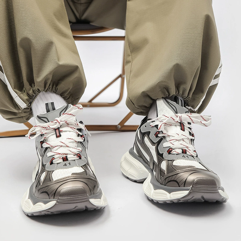 Туфли папы нишевых приливов супер жаркие, толстые подошвы, дикие туфли, модные туфли для пар в Париже