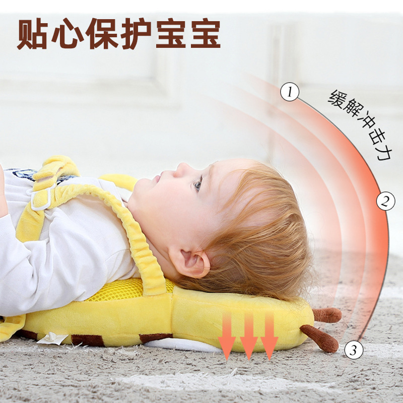 Explosión de nuevos niños almohada de protección de la cabeza almohada de caída bebé cabeza artefacto sombrero de caída bebé sombrero de toddler al por mayor transfronterizo