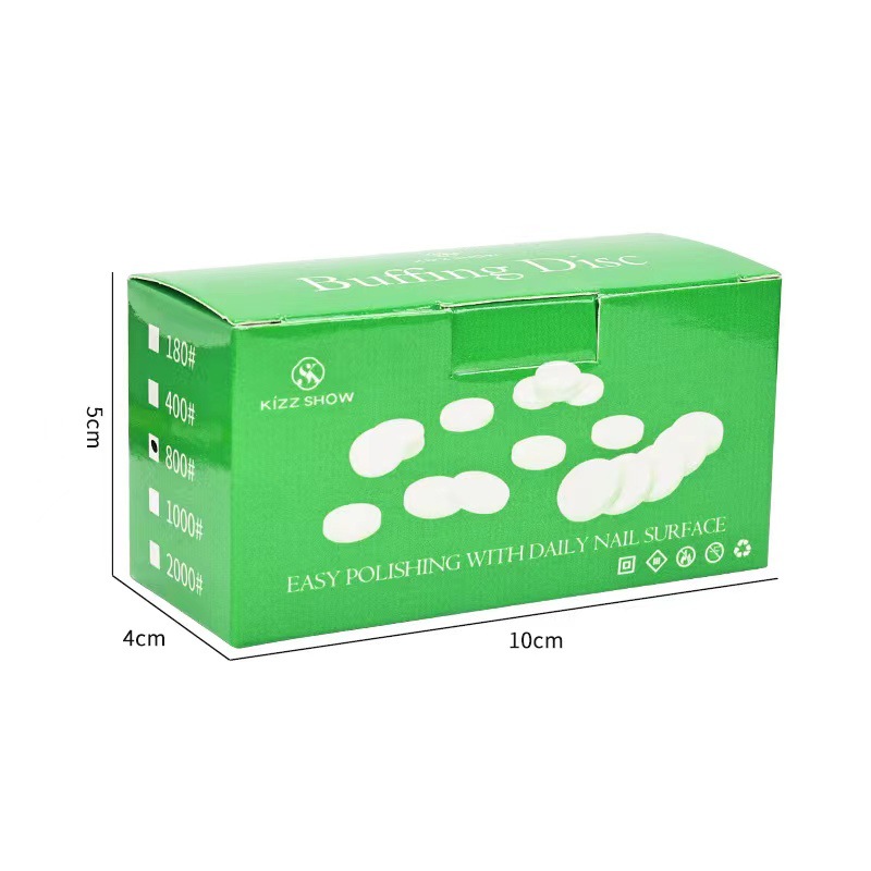 Nuevo producto transfronterizo manicura en caja 50 piezas lijado y pulido lijado 15mm lijado lijado lijado conjunto de herramientas de pulido