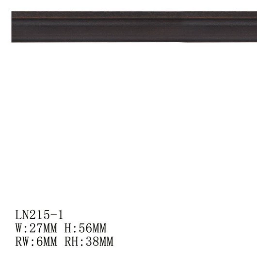 Китайский стиль solid wood резная лакированная линейная рама LN215 натуральная декоративная рамка линии