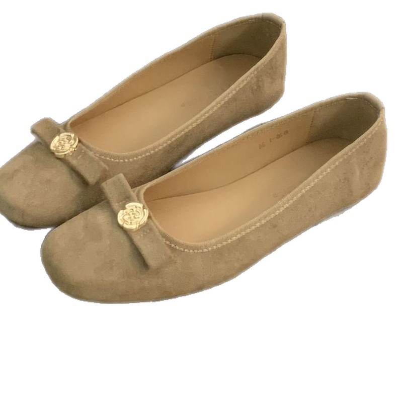 Zapatos de cama de cabeza cuadrada no fatigados 2026 suaves zapatos de noche de un pie con suela suave zapatos casuales para mujeres