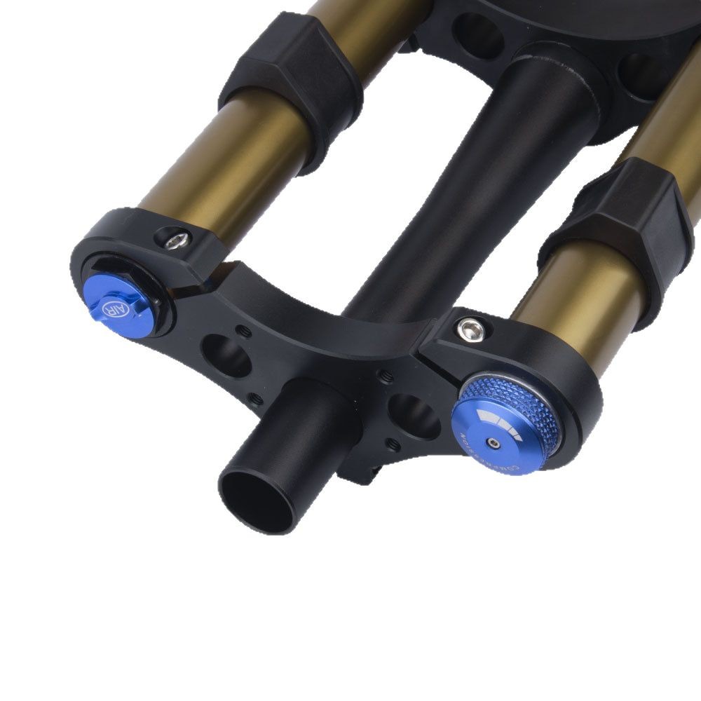 Bolany doble hombro eje de barril horquilla de gas 27.5 29 pulgadas bicicleta de montaña amortiguación amortiguador presión de aire horquilla delantera 15*110mm