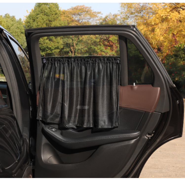 Car Curtain Sunshade Suction Cup Universal Mesh Car Sun Protection and Heat Insulation Car Side Window Privacy Curtain