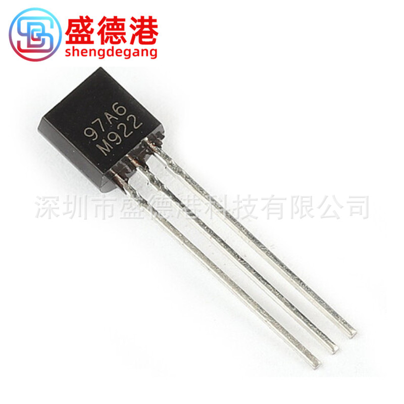 MAC97A6 TO-92 双向可控硅晶闸管 输出 400V 0.6A 97A6 全新正品