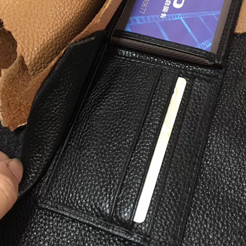 Genuine Leather Driver's License Wallet Men's Vehicle Registration Card Holder Top Layer Cowhide Card Case Wholesale ID Card Bag