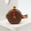 Semi-circle bag light brown