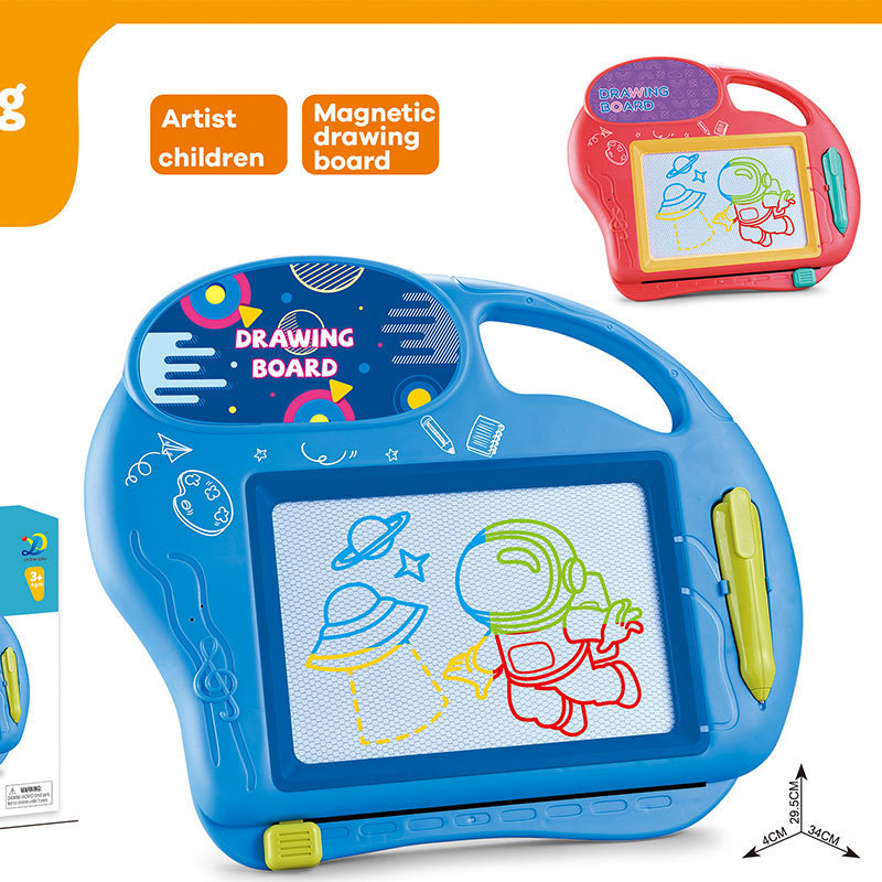 Puzzle infantil transfronterizo magnético tablero de dibujo de color borrable tablero de graffiti magnético de color escritura tablero de aprendizaje juguete